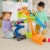 Fisher-Price® Hot Wheels® Spiral Stunt Speedway™ by Little People® Perspective: back