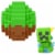 Mattel Minecraft Mini Mode Spawn Egg Figure Perspective: back