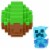 Mattel Minecraft Mini Mode Spawn Egg Figure Perspective: back