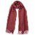 Collection 18 Solid Feather Soft Oblong Scarf - Red Perspective: back