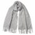 Collection 18 Solid Feather Soft Oblong Scarf - Gray Perspective: back