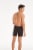 Hanes Ultimate® Men's Underwear Comfort Flex Fit® Total Support Pouch® Boxer Brief - Black / Grey Perspective: back