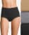 Hanes Women's Fresh and Dry Moderate Period Underwear Brief 3 Pack - Assorted Perspective: back