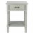 SAFAVIEH Ryder 1-Drawer Accent Table Distressed / Grey Perspective: back