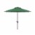 SAFAVIEH Outdoor Collection Ortega 9-Foot Tilt Crank Umbrella Hunter Green Perspective: back