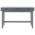 SAFAVIEH Hawthorn 3-Drawer Desk Distressed Grey Perspective: back