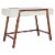 SAFAVIEH Marwood Desk White / Brown Perspective: back