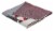 Safavieh Elves Throw Blanket - Grey/Red Perspective: back