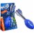 NERF Vortex Aero Howler Foam Football - Blue and Gray Perspective: back