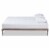 Bowery Hill Full Size Oak Finished Wood Platform Bed Frame Perspective: back