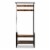 Bowery Hill Distressed Wood and Black Metal Finished Entryway Hall Tree Perspective: back
