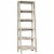 Home Square 5 Shelf Wood Bookcase Set in Chalked Chestnut (Set of 2) Perspective: back