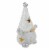Northlight 17  LED Lighted White and Gray Gnome Christmas Tabletop Decoration Perspective: back