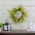 Northlight Easter Egg with Berry Floral Springtime Wreath, Pink and Green 20 Perspective: back