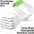 Zulay Kitchen Dough Blender and Pastry Cutter - Light Green Perspective: back