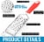 Zulay Kitchen Professional Stainless Steel Flat Handheld Cheese Grater - Red Perspective: back