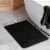 Zulay Kitchen Soft Shaggy Bathroom Rug - 20 x 30 - Black Perspective: back