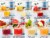 Zulay Kitchen Juice Vortex Lemon & Orange Juicer - Blue & White Perspective: back