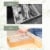 Wooden Foil and Plastic Wrap Dispenser With Cutter - 3 in 1 Organizer Perspective: back