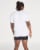 Hanes Ultimate Tall Man Cotton Crewneck T-Shirt - White Perspective: back
