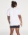 Hanes® Ultimate Tall Man Cotton Crewneck T-Shirt - White Perspective: back