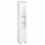 71  Wooden Tall Narrow Bathroom Floor Storage Towel Cabinet w/ Mirror, White Perspective: back