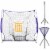 Outdoor Batting Practice Set w/ 120 Ball Collector & Beginner Tee Stand, Purple Perspective: back