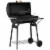 30 Portable Charcoal BBQ Grill w/ Adjustable Charcoal Rack Storage Shelf Wheel Perspective: back