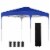 Pop Up Gazebo Foldable Canopy Tent with Wheeled Carry Bag & 4 Leg Weight Bags Perspective: back