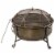Steel Wood Burning Fire Pit Grill 37 , Poker, Lid, BBQ Cooking Grate, Camping Perspective: back