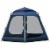 6 Person Camping Tent Pop-up Design Hexagon with Waterproof Rain Cover & Pockets Perspective: back