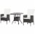 3pcs Patio Reclining Chair Set Rattan Wicker Furniture, Armchairs, Table, White Perspective: back