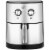 Air Fryer 1700W 6.9 Quart w/ 360° Air Circulation Timer and Nonstick Basket Perspective: back