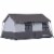 Large Camping Tent Heavy-Duty, Mesh or Fabric Ceiling, 8 to 10 Person Tent, Grey Perspective: back