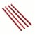 Core Home Valentine's Day Stainless Steel Heart Shaped Straws Perspective: back