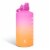 Manna Dual Lid Bottle - Pink Ombre Perspective: back