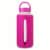 Manna™ Glass Bottle with Protective Sleeve - Purple Perspective: back