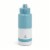 Manna™ Push Bottle 40 oz Blue White Block Perspective: back