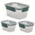 Manna™ Food Storage Set - Green Perspective: back