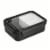 Manna Three-Section Bento Box - Black Perspective: back