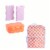 Manna 4 Piece Lunch Kit - Apricot Flowers Perspective: back