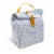 Core Home Manna Buckle Lunch Bag Blue Flowers Perspective: back