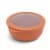 Core Home™ Classic Mixing Bowl With Lid  - Orange Perspective: back