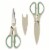 Core Home Comfort Grip Kitchen Shears With Sheath - Grey Perspective: back
