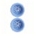 Core Home™ Basic Sink Strainers 2 Piece Set Blue Perspective: back
