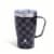 Manna™ Cozy™ Stainless Steel Mug - Black Checkers Perspective: back