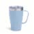 Manna™ Cozy™ Stainless Steel Coffee Mug - Blue Splatter Perspective: back