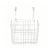 Core Home Over Cabinet Storage Basket Perspective: back