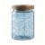 Core Textured Glass Canister - Crocus Perspective: back