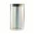 Core Kitchen Stainless Steel & Glass Iridescent Storage Jar Perspective: back
